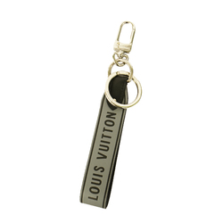 LOUIS VUITTON Key ring holder chain Bag charm AUTH metal rainbow Porto cle  Louie