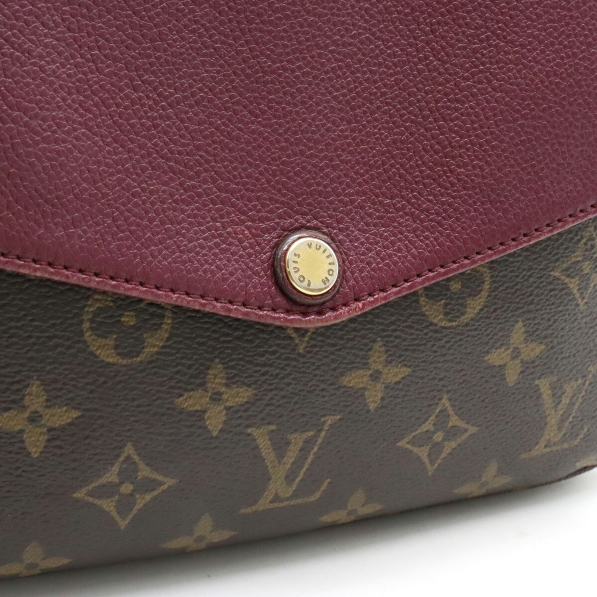 LOUIS VUITTON Monogram Twice Shoulder Bag Pochette Orole Purple M50183