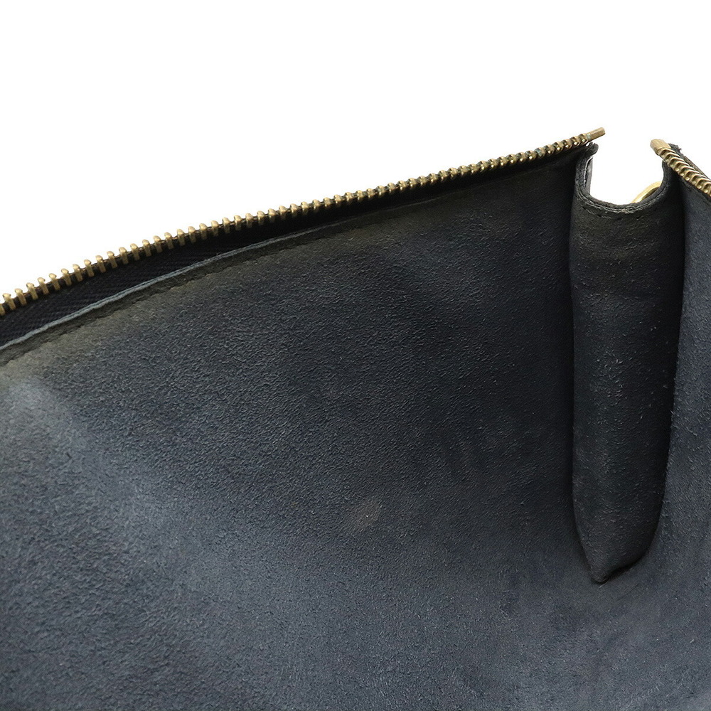 LOUIS VUITTON Epi Pochette Accessoires Hand Bag Leather Noir