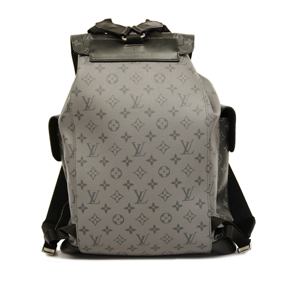 Auth Louis Vuitton Monogram Eclipse Christopher MM M45419 Men's Backpack