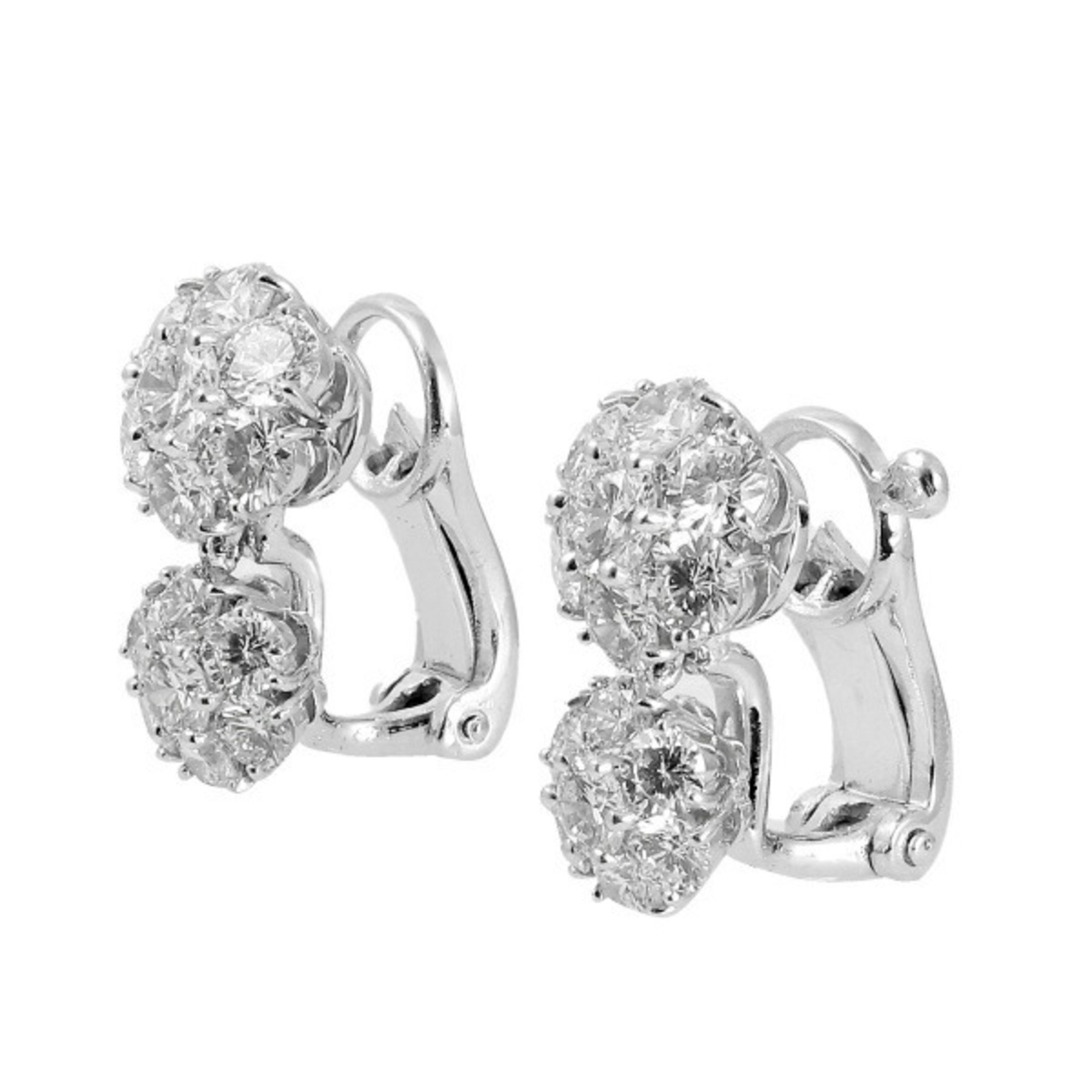 Van Cleef & Arpels Fleurette PT950 Earrings