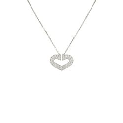 Cartier C Heart XL K18WG White Gold Necklace