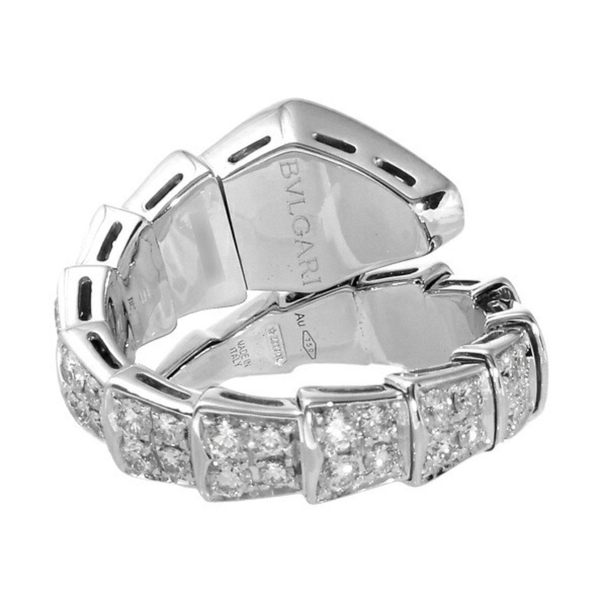 Bvlgari Bulgari Serpenti Viper/S (Viper) K18WG White Gold Ring