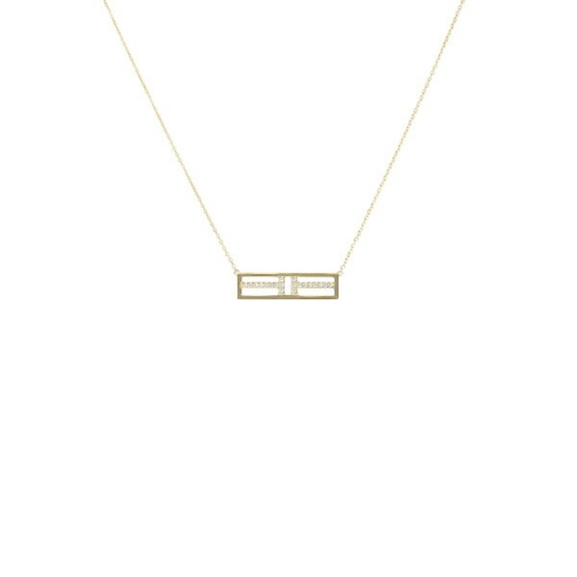 Tiffany T K18YG Yellow Gold Necklace