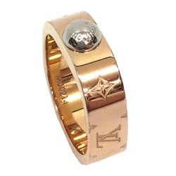 LOUIS VUITTON Ring Nanogram M00214 M size pink gold x silver Louis Vuitton  ring