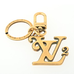 LOUIS VUITTON Louis Vuitton LV Cloche Cle key holder M68020 leather metal  black silver fittings ring bag charm