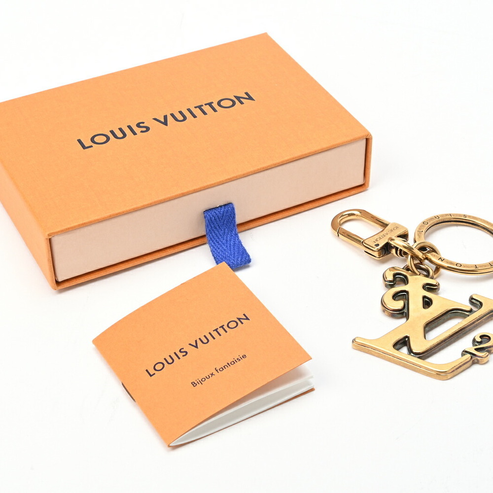 Authentic LOUIS VUITTON MP2715 Portocle Squared LV Keychain Charm Keyring  no box