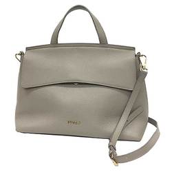 Furla FURLA NIKI F7536 Handbag Shoulder Bag Leather Gray