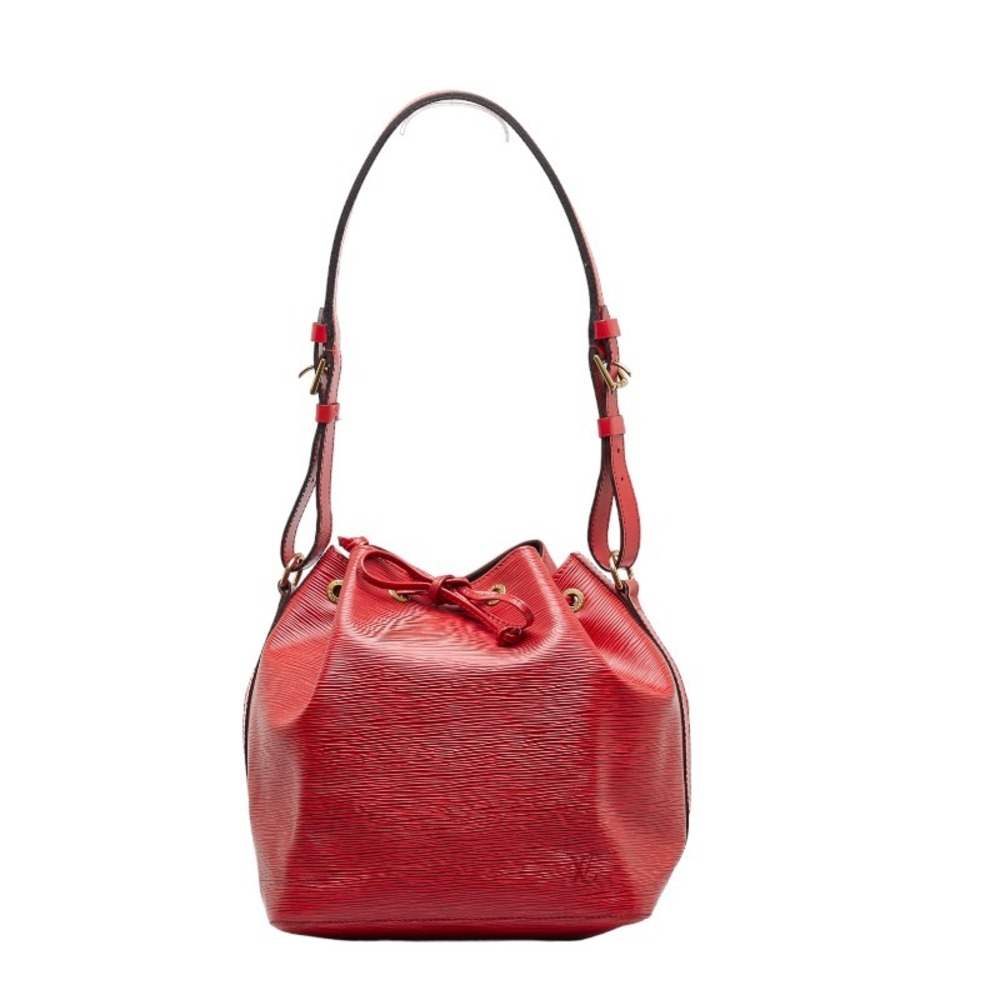 Louis Vuitton Epi Petit Noe M44107 Women's Shoulder Bag Castilian Red