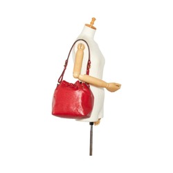 Louis Vuitton Epi Petit Noe M44107 Women's Shoulder Bag Castilian Red