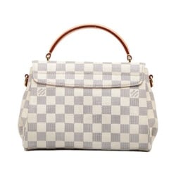Louis Vuitton Damier Azur Croisette Handbag Shoulder Bag N41581 White PVC Leather Women's LOUIS VUITTON