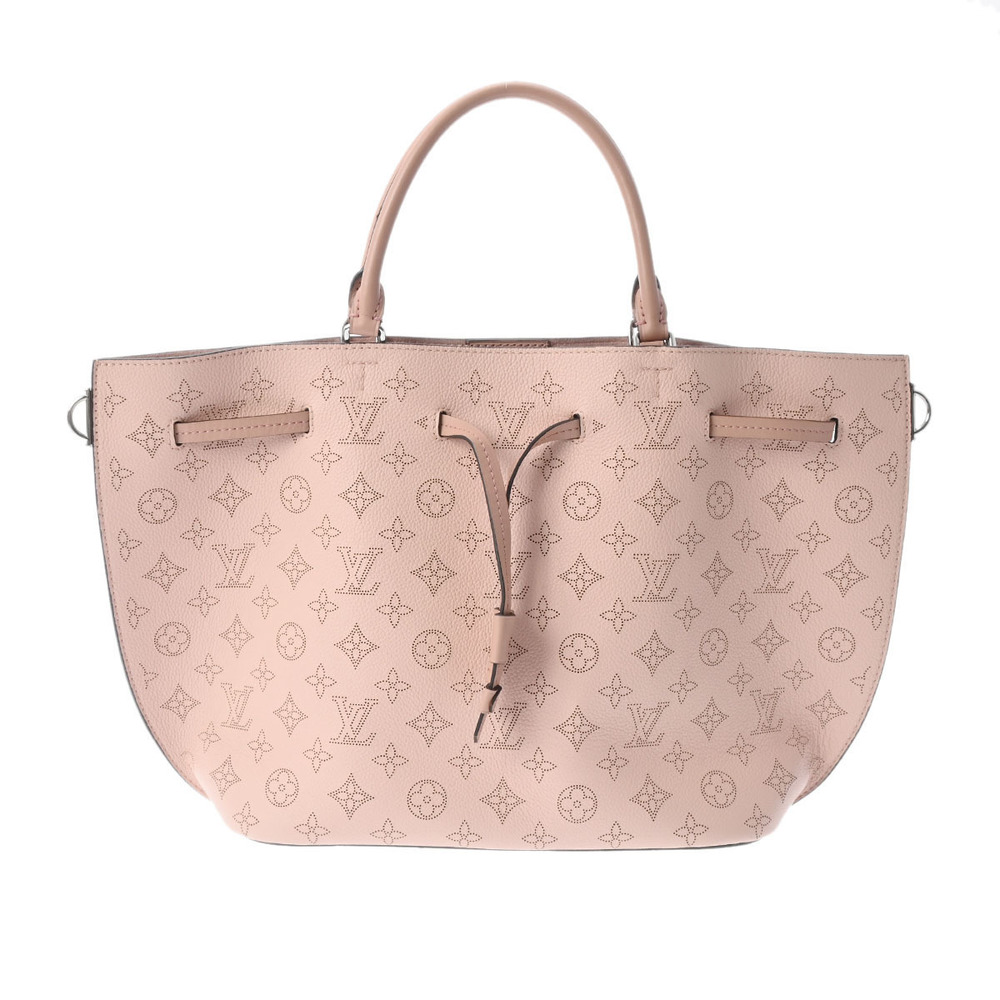 LOUIS VUITTON Monogram Mahina Girolatta Magnolia M54401 Women's Leather  Handbag