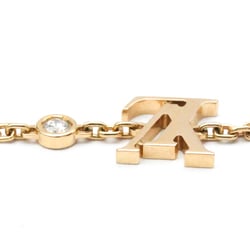 Louis Vuitton Bracelet Ideal Blossom LV Q95595 Pink Gold (18K) Diamond Charm Bracelet Pink Gold