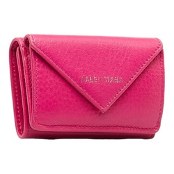 Balenciaga Paper Trifold Wallet 391446 Pink Leather Women's BALENCIAGA