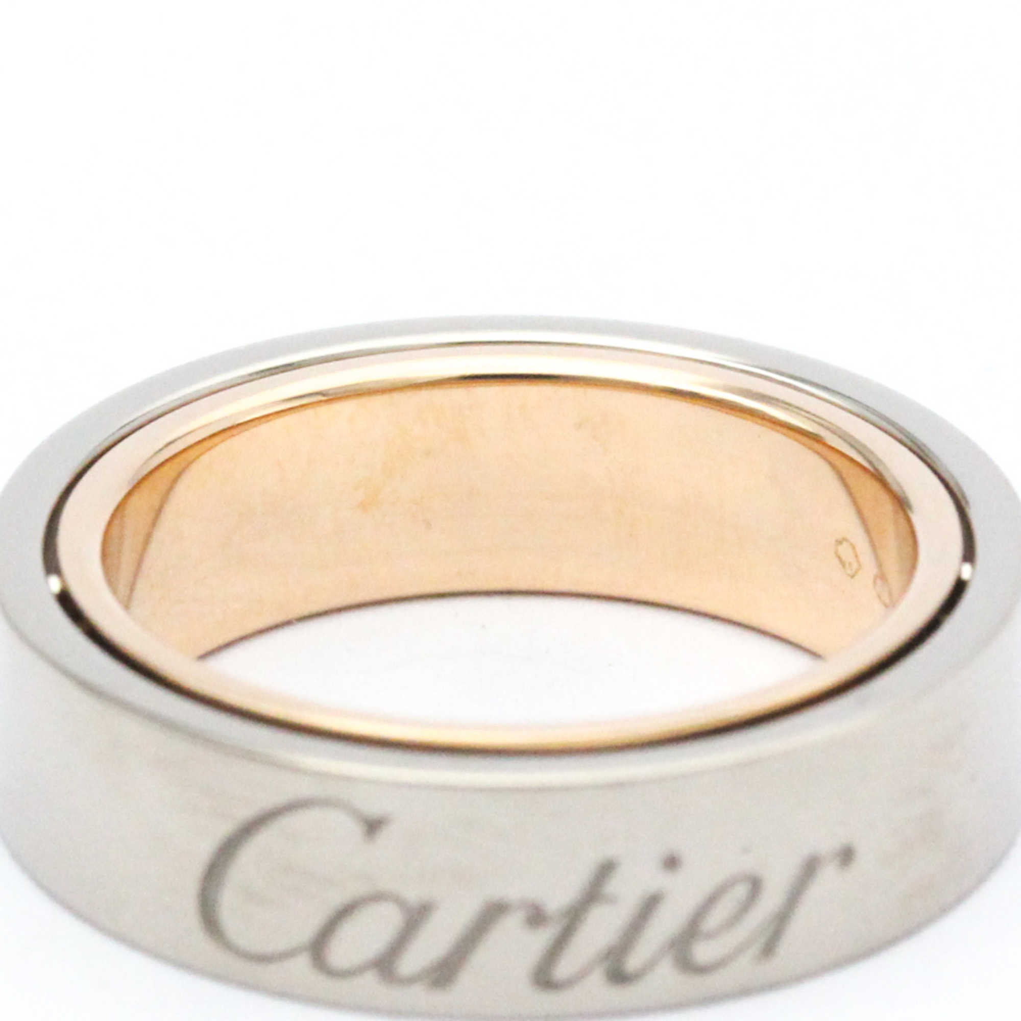 Cartier Secret Love Ring Pink Gold 18K White Gold 18K Fashion