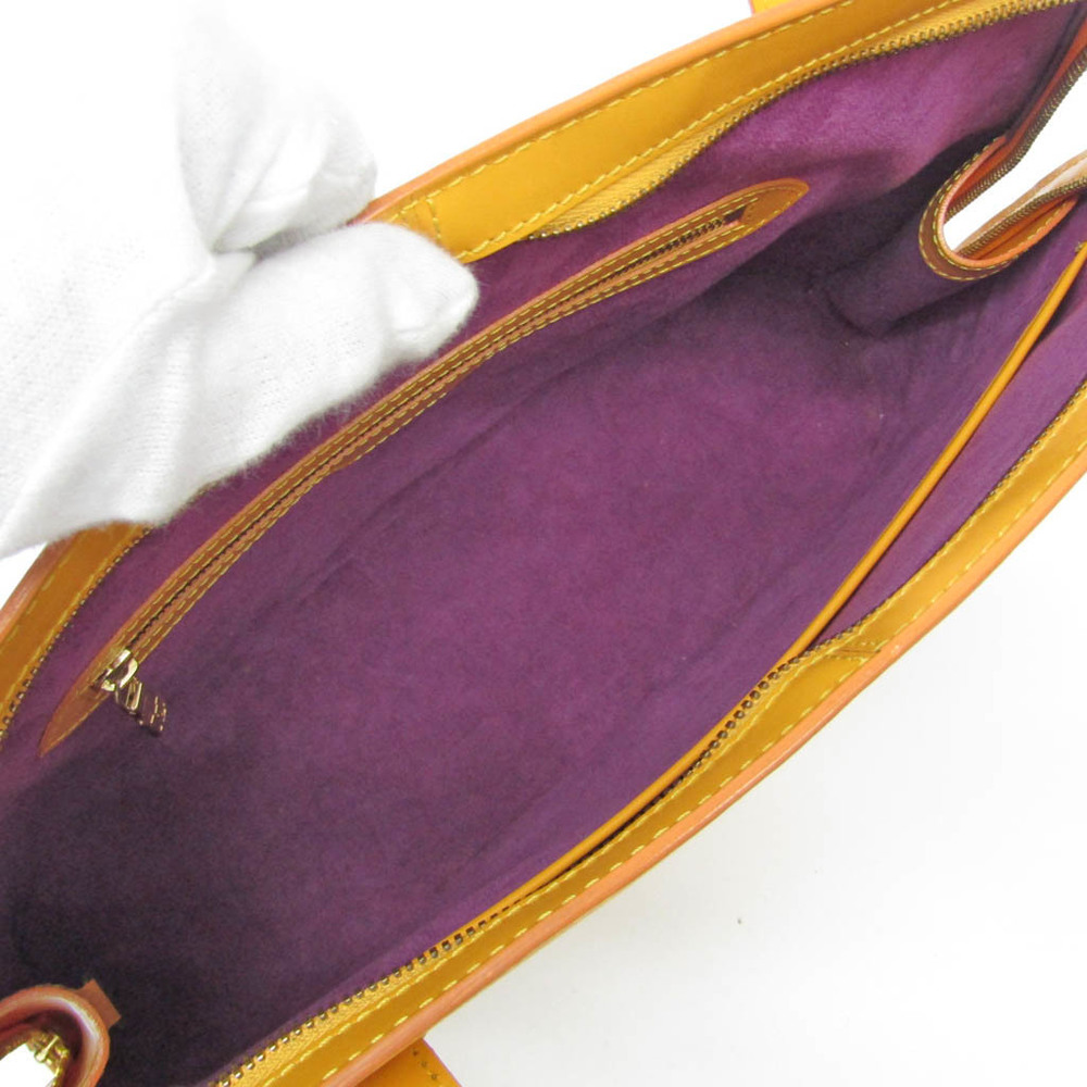Louis Vuitton Lussac M52289 Epi Leather Shoulder Tote Bag Yellow