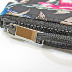 Christian Dior 2YACA233YMI Women's Leather,Nylon Clutch Bag Black,Multi-color