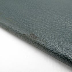 Valextra Vertical 12 Card V8L21 Men,Women Leather Long Bill Wallet (bi-fold) Dark Green