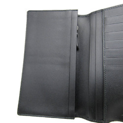 Bvlgari Weekend 32582 Men,Women PVC,Leather Long Wallet (bi-fold) Black,Gray Brown