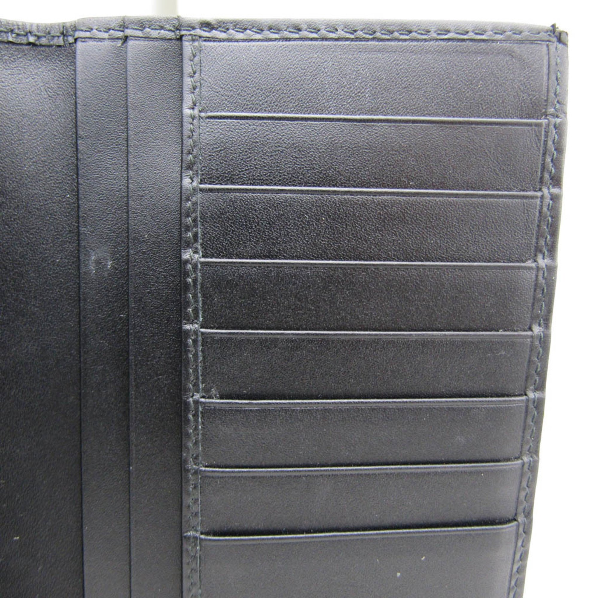 Bvlgari Weekend 32582 Men,Women PVC,Leather Long Wallet (bi-fold) Black,Gray Brown