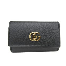 Gucci GG Marmont 456118 Women,Men Leather Key Case Black