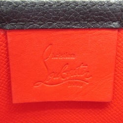 Christian Louboutin Cabata Men,Women Leather,Rubber Tote Bag Black,Red Color