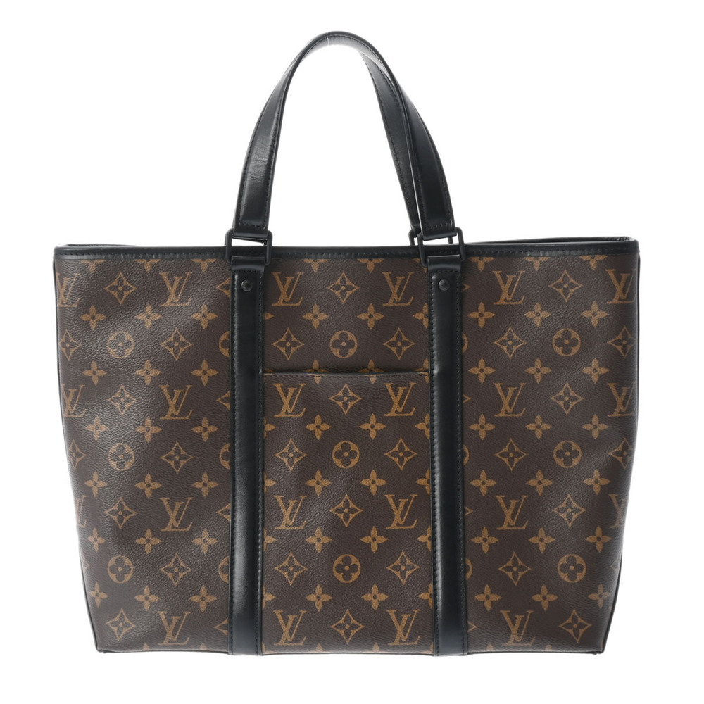 Authentic LOUIS VUITTON Monogram Macassar Weekend Tote PM M45734