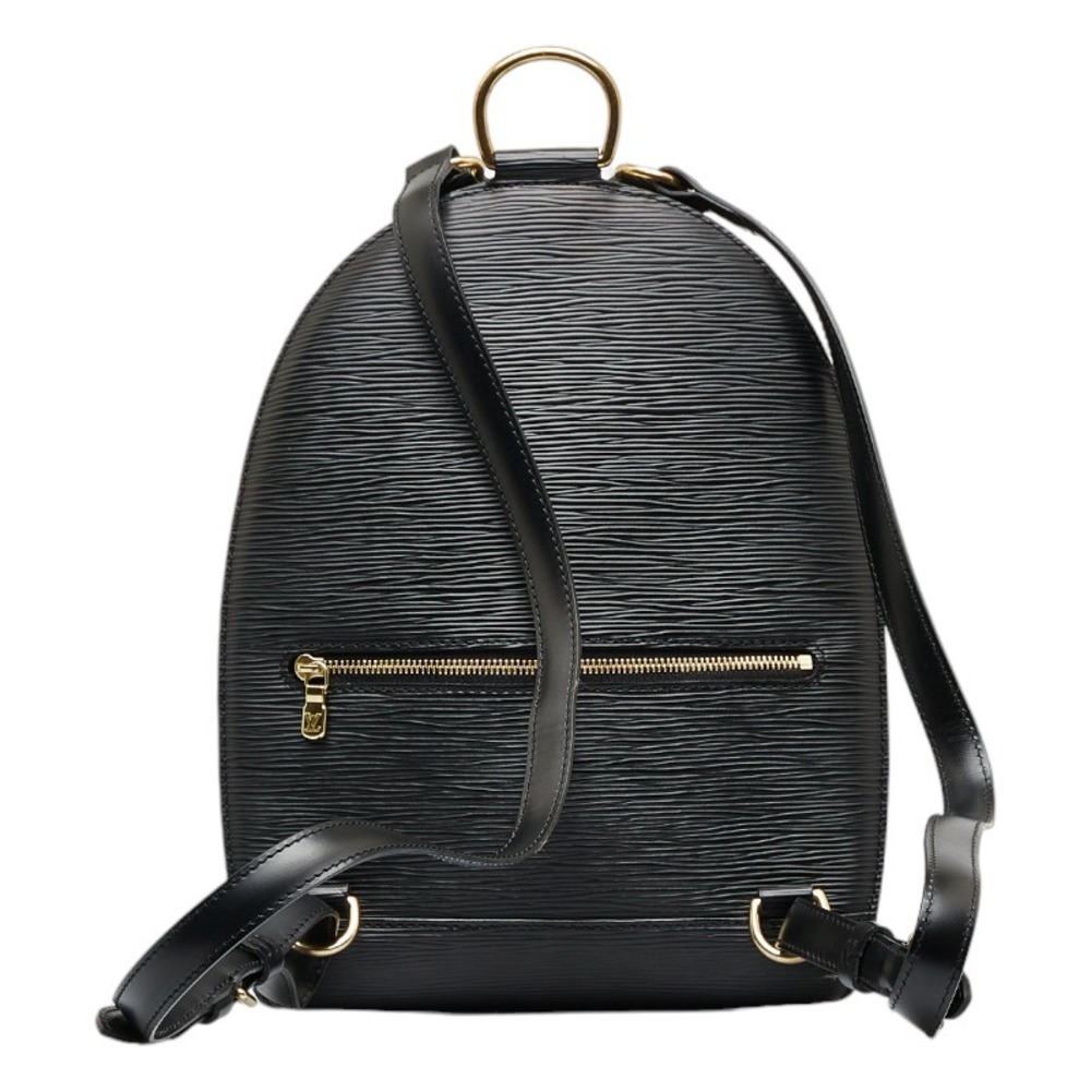 Louis Vuitton Backpack Mabillon Epi Noir Black in Leather with