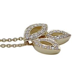 HARRY WINSTON Necklace Women's 750YG Diamond Lily Cluster Yellow Gold PEDYSM1MLC Polished