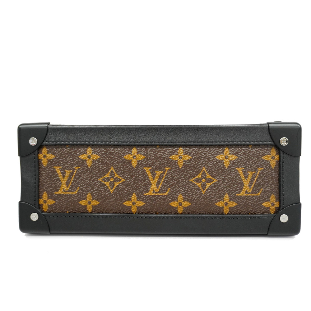 Auth Louis Vuitton Monogram Macassar Soft Trunk M44427 Men's