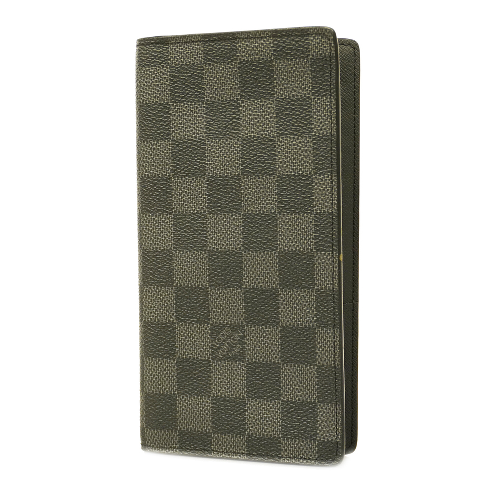 NEW Authentic Louis Vuitton Portefeuille Long Wallet Damier Ebene N62228  Men's