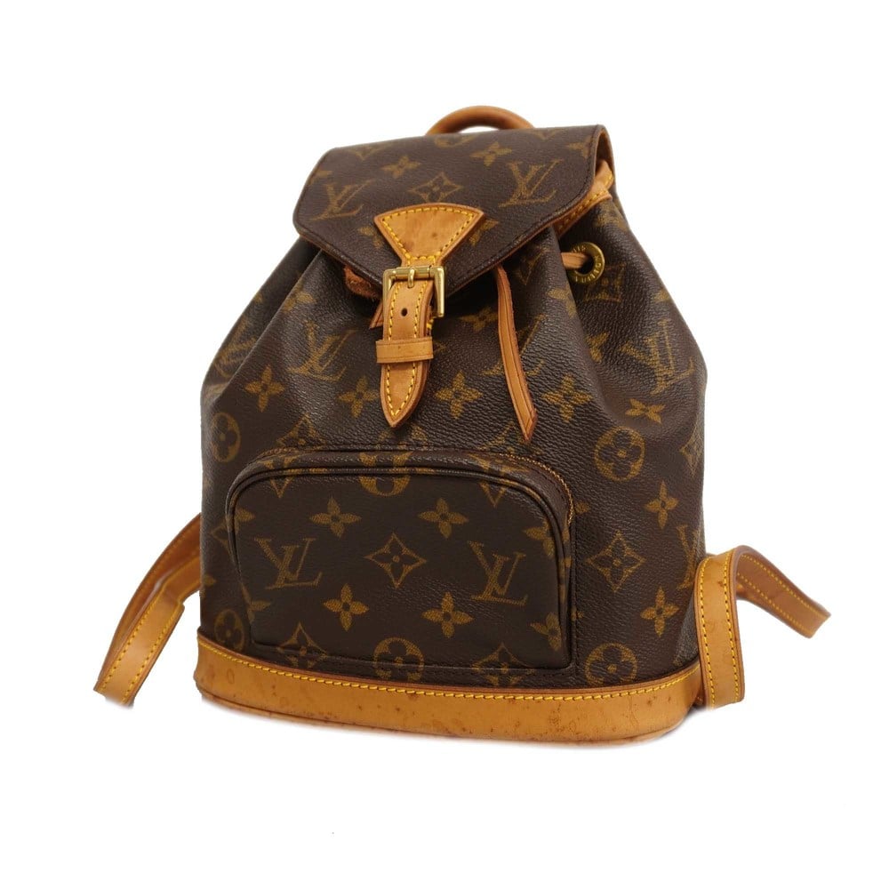 Auth Louis Vuitton Monogram Mini Monsuri M51137 Women's Backpack