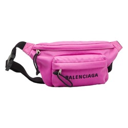 Balenciaga Wheel Belt Bag S Body 569978 Purple Nylon Men's BALENCIAGA