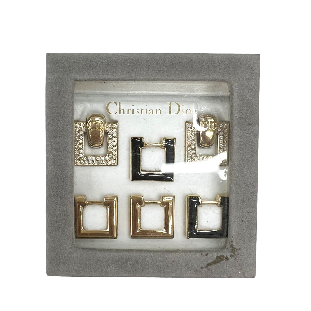 CHRISTIAN DIOR Christian Dior Earrings Change Charm Set GP