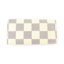 LOUIS VUITTON Key Case Damier Azur Multicle 4 Canvas Azure Gold Unisex