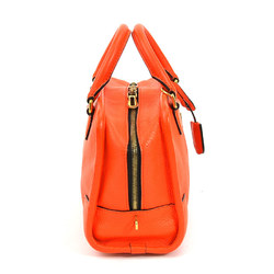 LOEWE Handbag Crossbody Shoulder Bag Amazona 23 Leather Orange Gold Women's