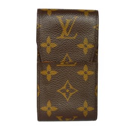 LOUIS VUITTON Used Damier Azur Etui Lunettes MM Glasses Case