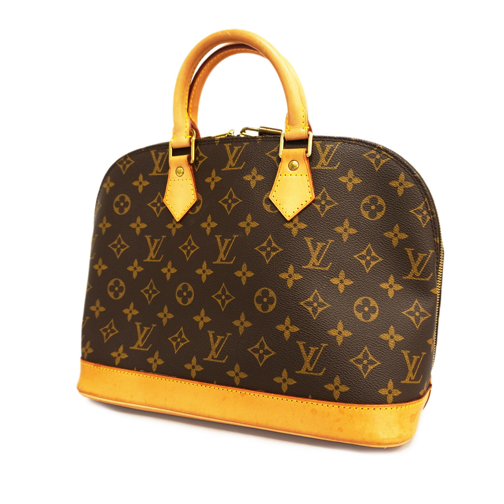 Auth Louis Vuitton Monogram Alma M51130 Women's Handbag