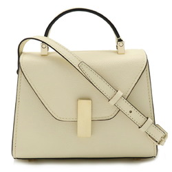 valextra micro iside handbag shoulder bag leather ivory
