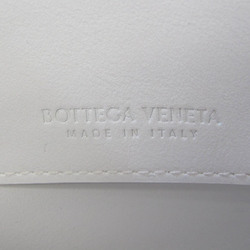 Bottega Veneta Intrecciato Maxi Women's Leather Clutch Bag,Pouch White