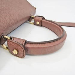 Salvatore Ferragamo Sophia DH-21 F606 Women's Leather Handbag,Shoulder Bag Cocoa