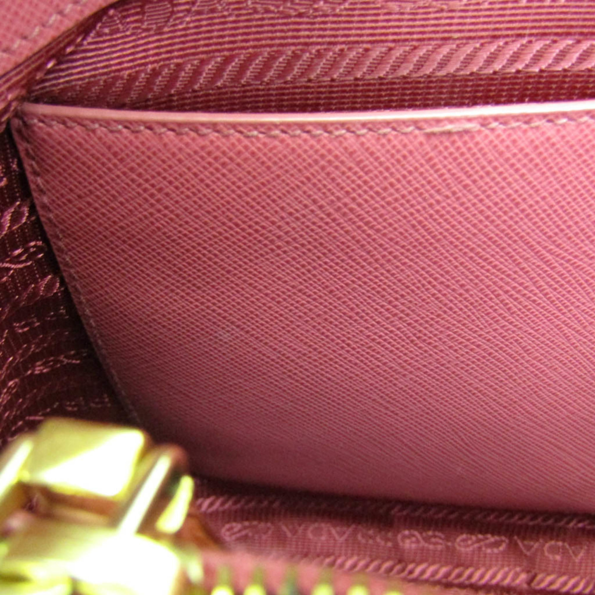 Prada Saffiano BL0837 Women's Saffiano Handbag,Shoulder Bag Pink