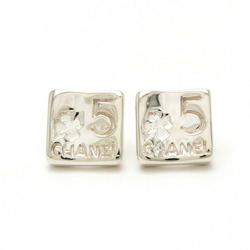 CHANEL No.5 Clover Earrings SV925 Silver