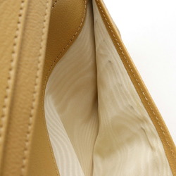 CHANEL Cocomark Bifold Long Wallet Leather Beige