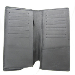 Louis Vuitton LV Aerogram Brazza Wallet NM M69980 Men,Women Leather Long Wallet (bi-fold) Noir