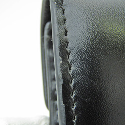 Tod's XAWCBWA 0400 DOUG 803 Women's Leather Long Wallet (bi-fold) Black