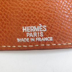 Hermes Sellier Etui Cles 6 Men,Women Courchevel Leather Key Case Brown