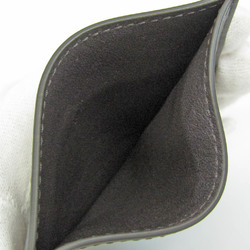 Bottega Veneta Contrast Punching 579246 Leather Card Case Dark Brown