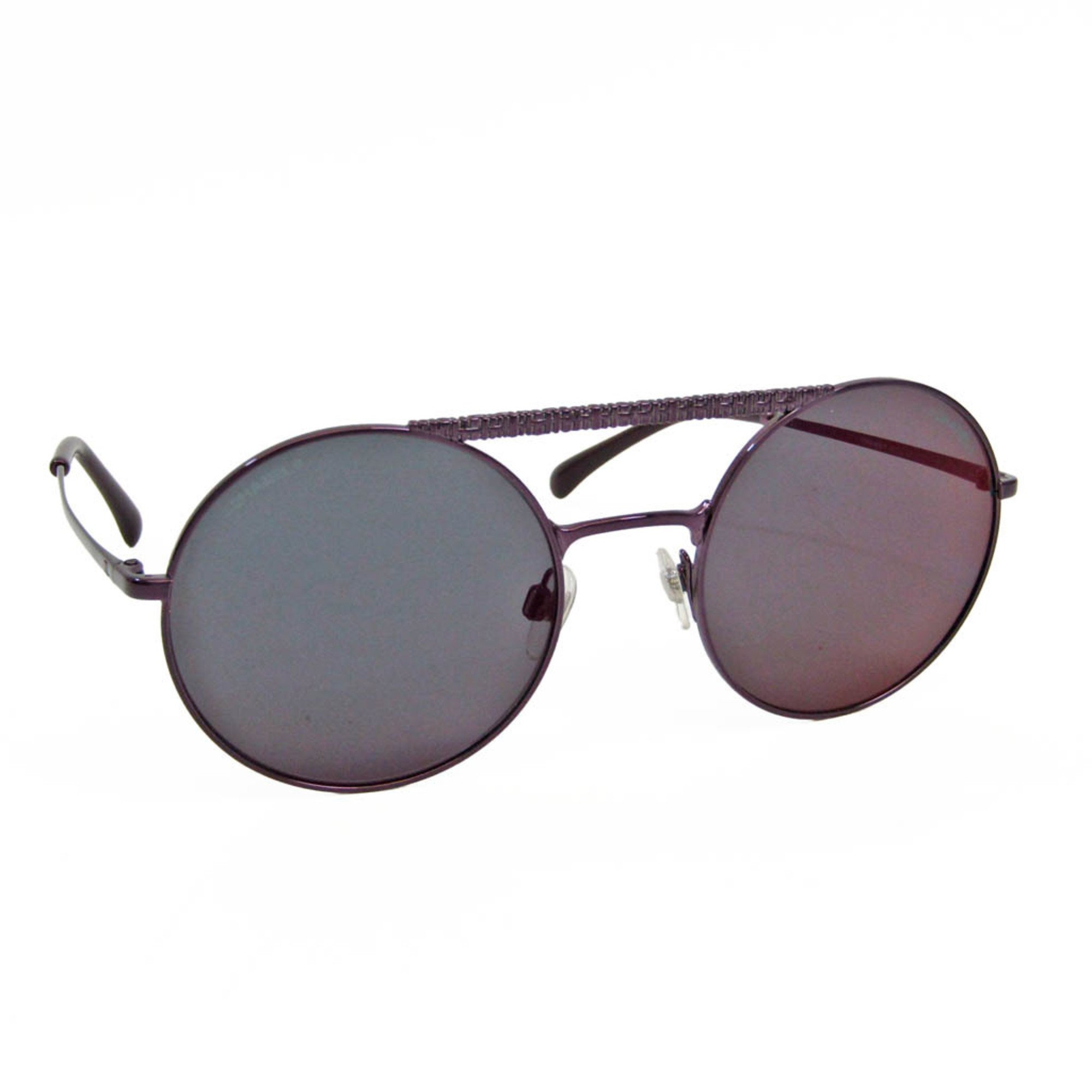 Chanel Women's Round Sunglasses Purple A71238