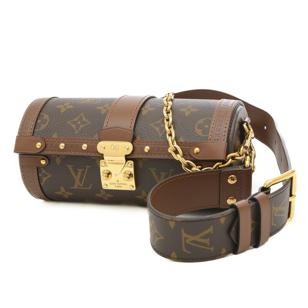 Louis Vuitton Monogram Papillon Trunk 2Way Shoulder Bag Chain